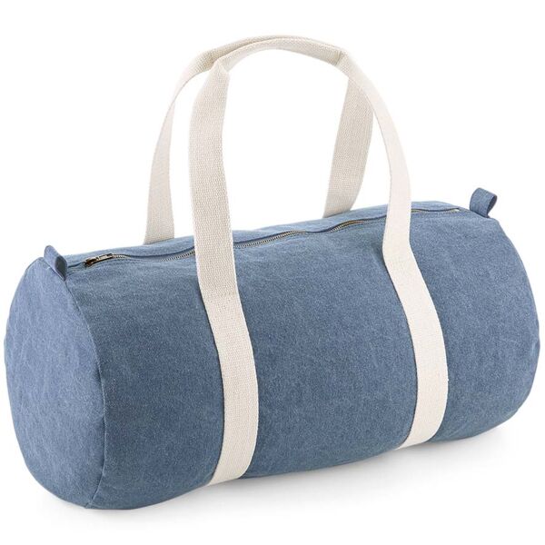 BagBase Denim Barrel Bag Thumbnail